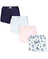 Hudson Baby Toddler Girls Four-Piece Essential Shorts