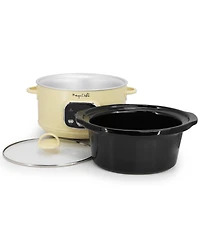 MegaChef 3.5 Liter Electric Slow Cooker in Ivory