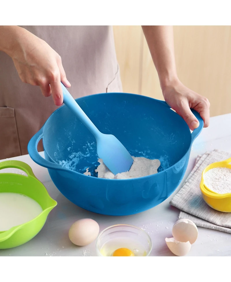 MegaChef Multipurpose Stackable Mixing Bowl and Measuring Cup Set