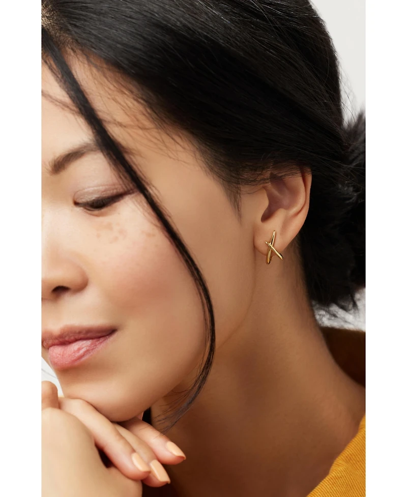 Ana Luisa Gold Stud Earrings - Sloane