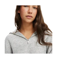 Cotton On Women's Luxe Half Zip Pullover