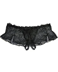 Lascana Women's Lace Skirt Open Thong