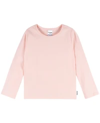 Gerber Toddler Girls 3-Pack Long Sleeve Shirts, Green/Pink/Coral, 4T