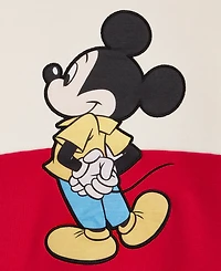 Disney | Macy's Kids Xs-xl Mickey Mouse Crewneck Sweatshirt, Exclusive