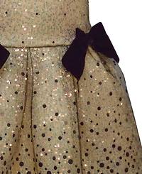 Bonnie Jean Girls 7-16 2-Piece Sequin Dot Dress and Cardigan Set