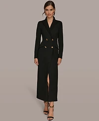 Donna Karan New York Women's Long Sleeves Coat Dress