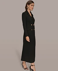 Donna Karan New York Women's Long Sleeves Coat Dress