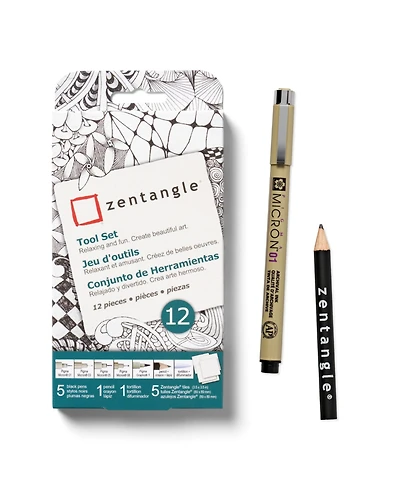 Sakura Gelly Roll Retractable Sparkle Set: 3 Stardust, 3 Metallic, 2 Blue & 2 Black