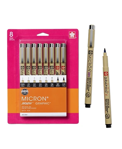 Sakura Koi Sakura Brush Pen Set, Multicolor, 48-Piece