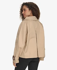 Levi's Women's Regular Short Double Breasted Trench Coat