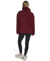 Levi's Women's Regular Stand Collar Sherpa Teddy Jacket