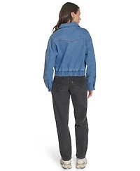 Levi's Women's Laydown Collar Bomber Denim Jacket