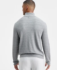 Alfani Men's Textured Zig-Zag Turtleneck Sweater, Macy's Exclusive