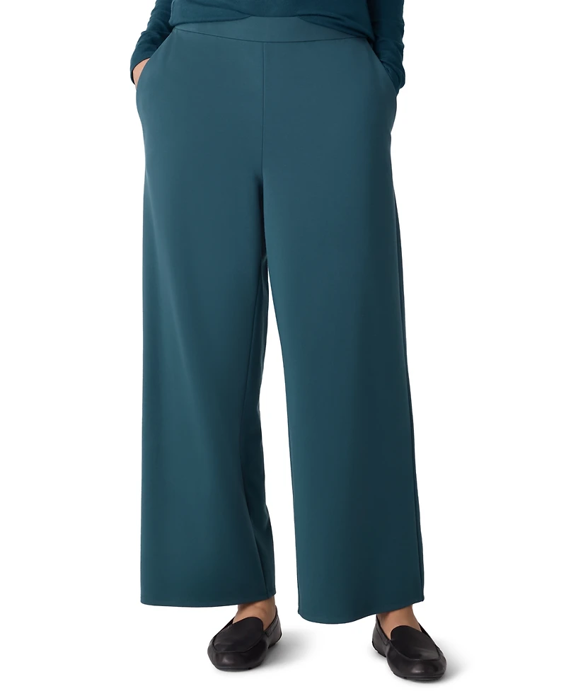 Eileen Fisher Women's Wide-Leg Ankle Pants