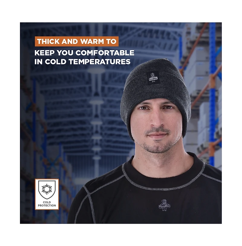RefrigiWear Men's Watch Cap - Knit Cold Weather Beanie