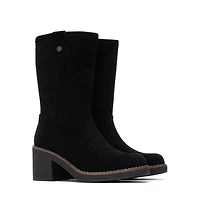 Xti Women's Suede Heeled Booties Refresh Collection By
