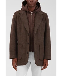 Bagatelle Homme Men's Wool Blend Hoodie Coat