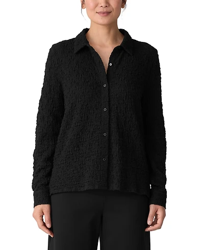 Eileen Fisher Women's Classic Collar Shirt