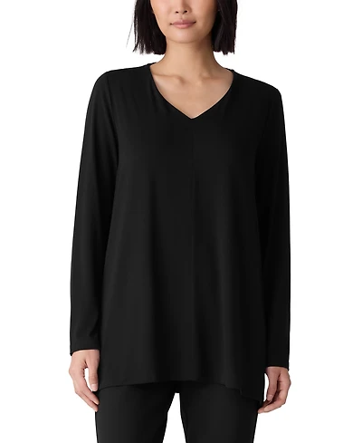 Eileen Fisher Women's V-Neck Tunic Top