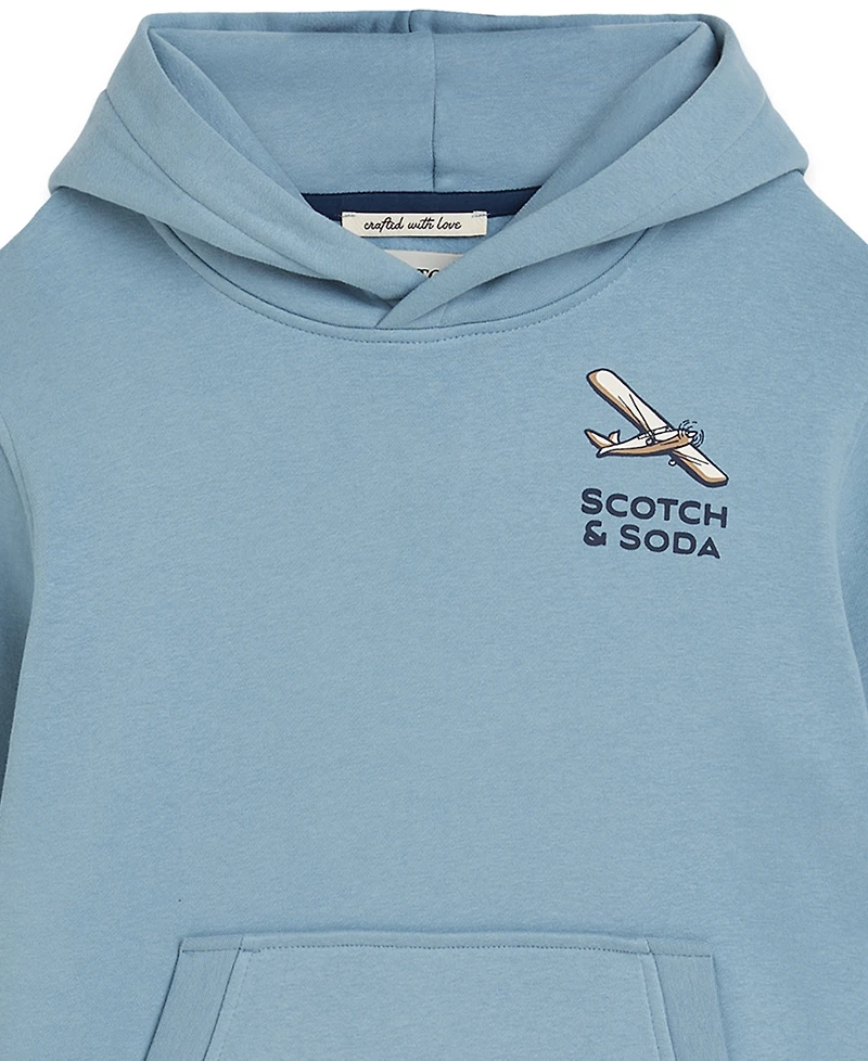 Scotch & Soda Boys 8-16 Whimsical Graphic Hoodie Sweatshirt