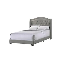 Intercon Rhyan Full Uph Bed in Rhyan Smoke Fabric