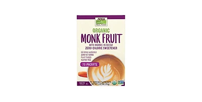 Now Foods Monk Fruit With Allulose Packets, 2.47 Oz
