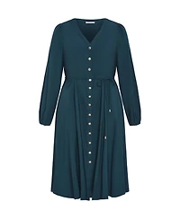 City Chic Women's Kristina Midi Dress