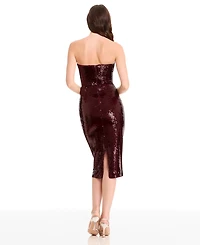Dress the Population Women's Strapless Sweetheart Bodycon
