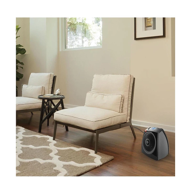 Whole Room Heater with Auto Climate Control Black – Vortex Heat Circulation TAVH10