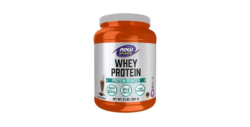 Now Foods Whey Protein, Dutch Chocolate, 2 lbs
