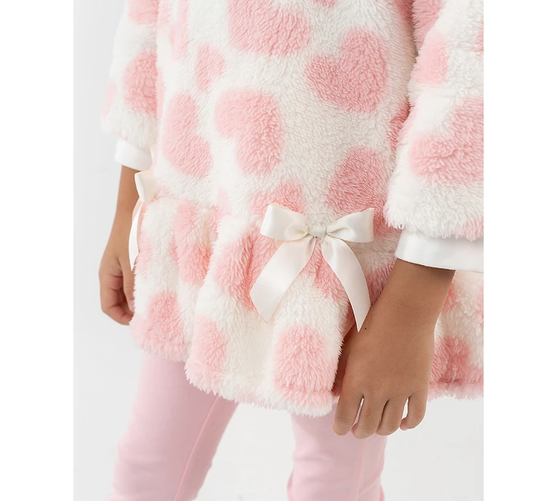 Rare Editions Girls 2T-6X 2-Piece Printed Pullover and Leggings Set