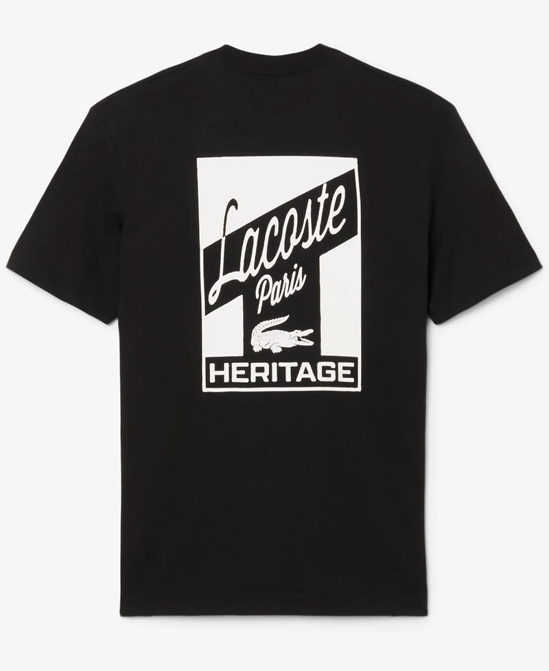 Lacoste Men's Printed Crewneck T-Shirt