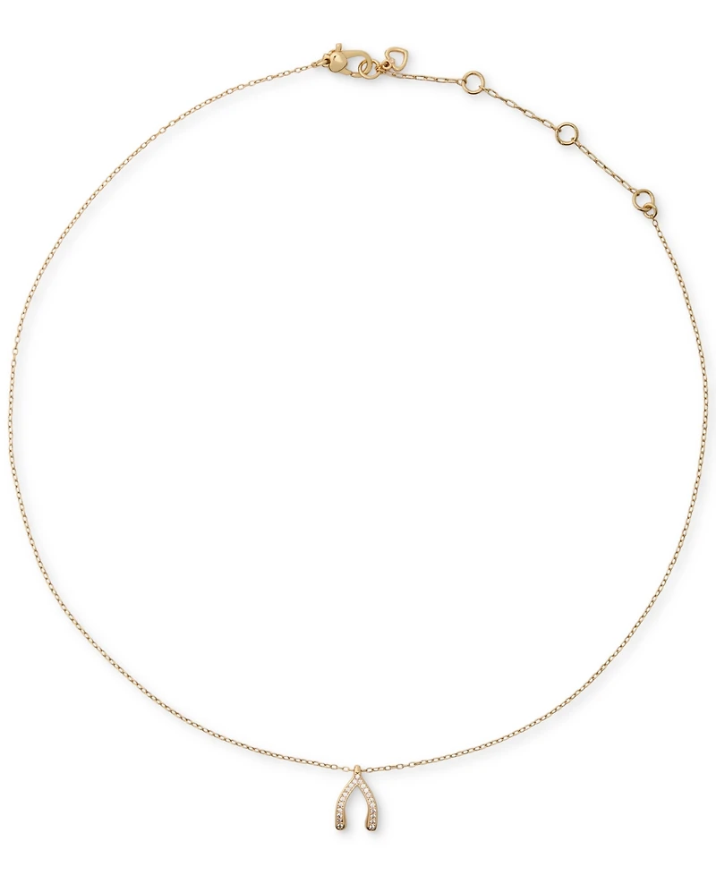 kate spade new york Cubic Zirconia Dream Big Pendant Necklace