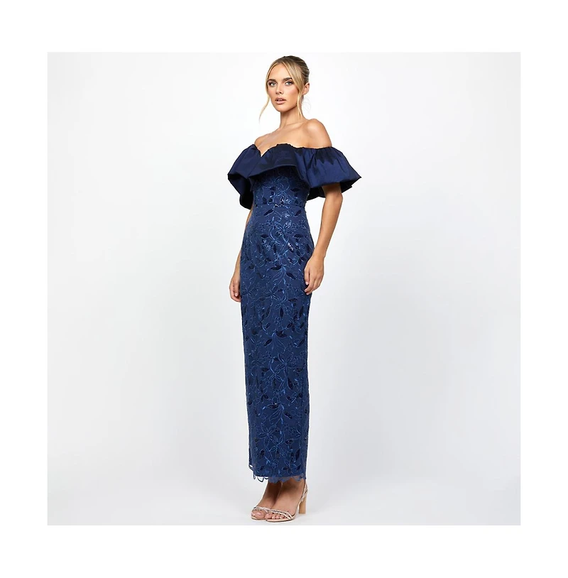 Bariano Women's Anaya Off Shoulder Midaxi