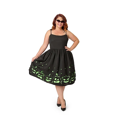 Unique Vintage Plus Size Bobbie Swing Dress