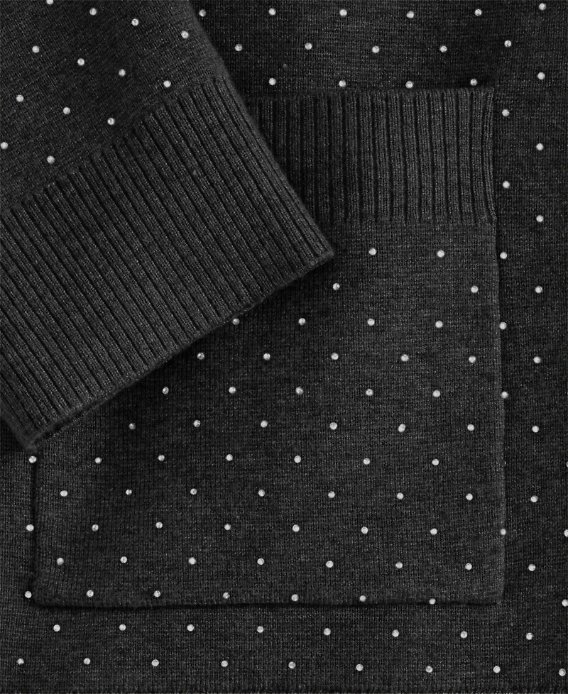 I.n.c. International Concepts Women's Rhinestone V-Neck Cardigan, Macy's Exclusive