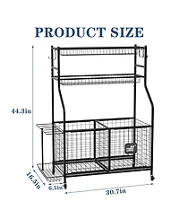 Sports Equipment Garage Organizer,Garage Ball Storage for Sports Gear and Toys