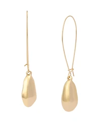 Robert Lee Morris Soho Gold Molten Bead Dangle Earrings