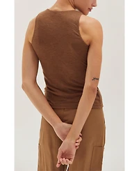 Crescent Women's Women's Liv Shirred Knit Tank Top