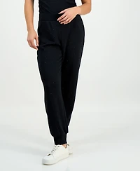 I.n.c. International Concepts Petite Embellished High Rise Jogger Pants, Macy's Exclusive