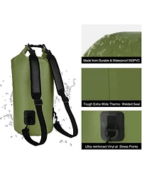 Dry Bag, Waterproof Floating Backpack 5L/10L/20L/30L/40L with Waterproof Phone Case for Boating, Kayaking