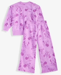 Epic Threads Girls Toddler 2T-4T Minnie Mouse Printed Top and Pants Set, 2-Piece, Macy's Exclusive