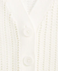 Epic Threads Little & Big Girls V-Neck Button Cardigan, Exclusively at Macy's