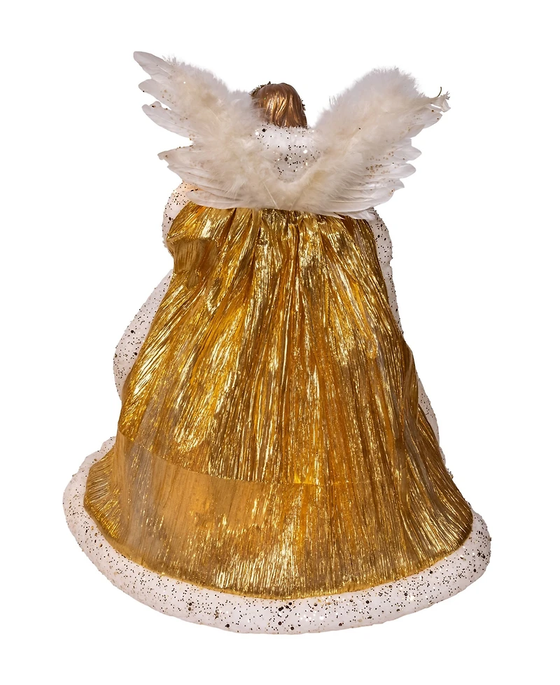Kurt Adler 16-Inch Ul 10-Light Celestial Angel Tree Topper