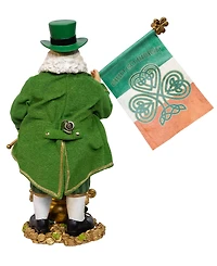 Kurt Adler 11-Inch Fabriche Musical Irish Santa