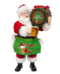 Kurt Adler 10.5-Inch Fabriche Beer Santa with Barrel