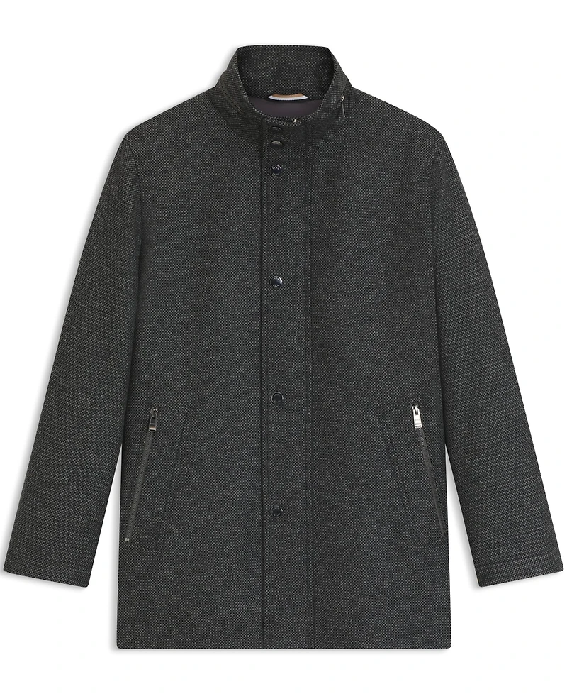 Boss by Hugo Men's Relaxed-Fit Wool-Blend Coat