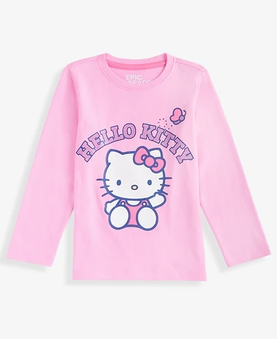 Epic Threads Girls Toddler 2T-4T Hello Kitty Long-Sleeve T-Shirt, Macy's Exclusive