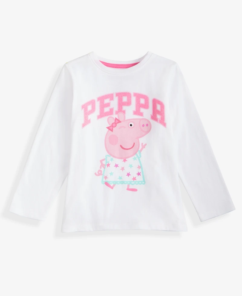 Epic Threads Girls Toddler 2T-4T Winking Peppa Long-Sleeve T-Shirt, Macy's Exclusive