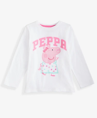 Epic Threads Girls Toddler 2T-4T Winking Peppa Long-Sleeve T-Shirt, Macy's Exclusive
